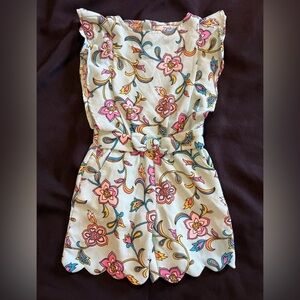 OshKosh B'gosh Floral One Piece - Pink and Blue